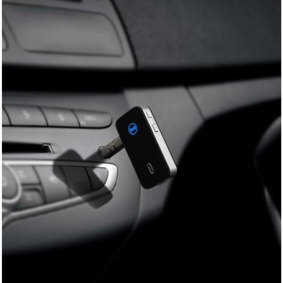 TaoTronics Bluetooth Receiver, Bluetooth 5.0 Wireless Audio Aux Adapter for Car - Picture 2 of 9